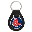 Boston Red Sox Leather Keychain