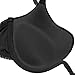 Intimate Portal Women Convertible Multiway Push Up Plunge Padded Bra Black 32D
