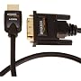 AmazonBasics 3M HDMI Male to DVI Male Dual-Shielded Adaptor Cable [Amazon Frustration-Free Packaging]
