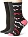 Betsey Johnson Women's Crew Socks (3-Pack)