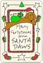 Crunch Card "Merry Christmas from Santa Paws"