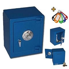 HMF 3065 Minitresor mit Zahlenkombinationsschloss, blau