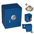 HMF 3065 Minitresor mit Zahlenkombinationsschloss, blau
