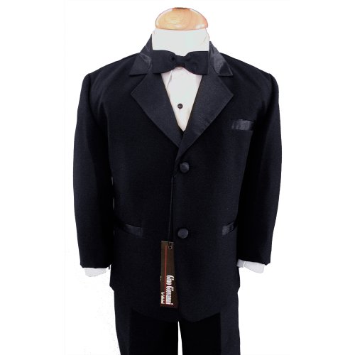 Gino Giovanni Black Usher Baby Boy Tuxedo Size Medium 6-12 Month