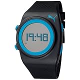 PUMA Men's PU910851003 Glide Modern Digital Black/Blue Watch