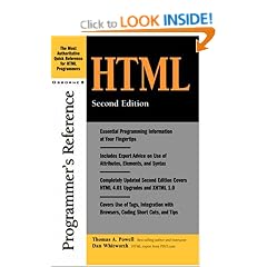 HTML Programmer's Reference