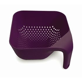 Joseph Joseph Square Medium Colander, Aubergine