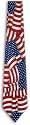 American Flag Patriotic Neck Tie Red, White & Blue