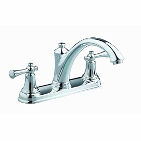 Buy American Standard 4048F Hamilton Dual Handle Kitchen Faucet, Polished Chrome by American Standard now!