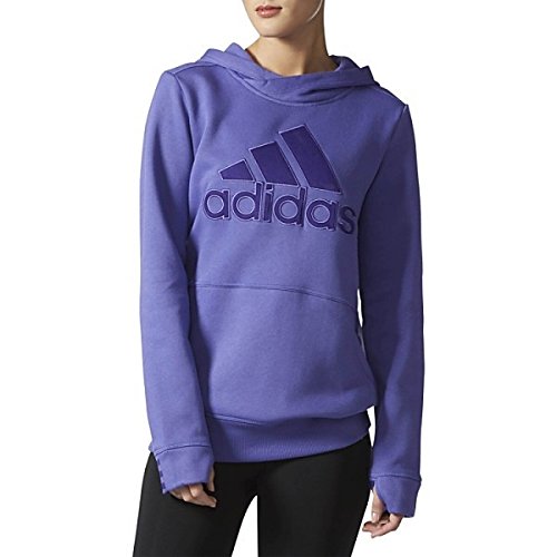 アディダス アウター パーカ＆スウェット adidas Women's SpeedX Fleece Logo Hoodie Purple [並行輸入品]