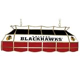 NHL Chicago Blackhawks Stained Glass 40-inch Lighting Fixture