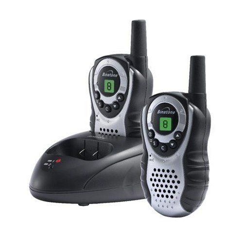 Childrens Toyshop  Electronics : Binatone Latitude 150 Twin Walkie Talkie - Black/Silver
