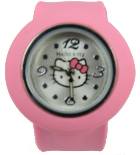 Hello Kitty Slap Watch - Silicone Slap On Watch - Pink - Childrens Size