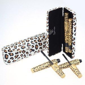 2 Pack Love Alpha Leopard Case Transplanting Gel &amp; Natural Fiber Mascara Set