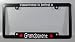 Happiness is being a Grandparent - Black Plastic License Plate Frame with Vinyl Lette...