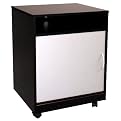 Fax or Printer Cart Wood Composite - Black/ Grey