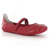Hush Puppies Esmeralda Red Leather Womens Shoes