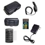 Cell Phone Accessories Bundle for Verizon RIM Blackberry Storm 9500, 9530 Thurder (Includes; Premium Leather Side Carry Case, Custom Screen Protector, Rapid Car Charger, Home Wall Charger, Generation X Antenna Booster)