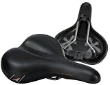Avenir 100 Series City Saddle - Womens, Steel Rails, Black