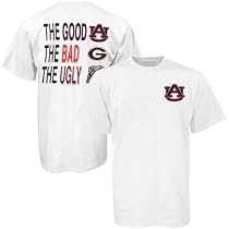 Auburn Tigers White The Good Bad And The Ugly T-shirt