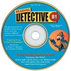 Reading Detective B1 CD Rom (Grades 7-8) by CRITICAL THINKING PRESS