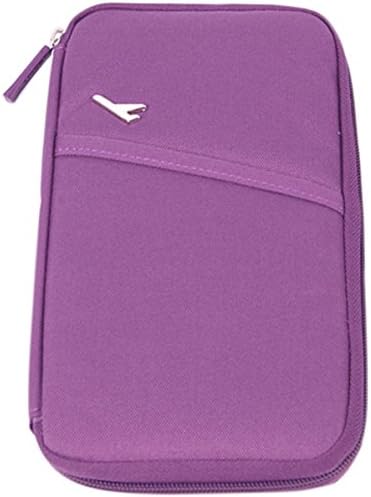 Elleables Passport and Travel Documents Holder (Purple)