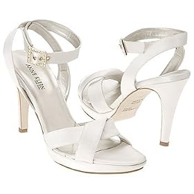 Buy Anne Klein 'Amy' Bridal White Satin Sandal by Anne Klein New York