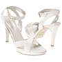 Anne Klein 'Amy' Bridal White Satin Sandal (9.5)
