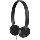 JVC HAS140B Lightweight On-Ear Headband Headphones (Black)