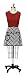 Kay Dee Designs Black Damask Hostess Apron