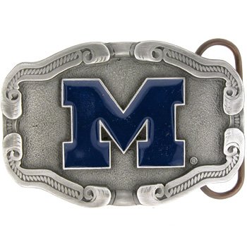 MICHIGAN M Belt Buckle
