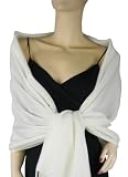 Pure Pashmina Shawl Natural 2 Ply