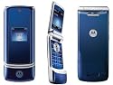 Motorola MotoKRZR blau Handy ohne Vertrag, ohne Branding, kein Simlock