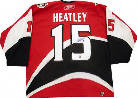 Dany Heatley Ottawa Senators Autographed Replica Jersey