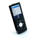 Tuff-Luv Spartanishce Leder Slip-On Tasche (Schwarz) für (iPod Nano 4th gen Chromatic (8GB/16GB))