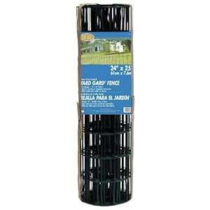 G & B 308350B 24-Inch x 25-Foot YardGard PVC Coated Welded Wire