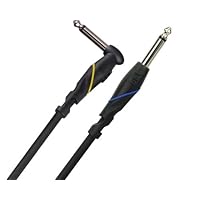 Monster Standard 100 Instrument Cable 12 Ft. - Angled to Straight 1/4 Plugs (S100-I-12A)