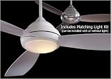 Contemporary F517-WH 52 Concept I Ceiling Fans Light and Remote Minka Aire Fans - FREE SHIPPING