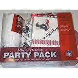 Houston Texans Fun Ware Plastic Party Pack