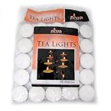 Tea Lights White Unscented - 50 Count