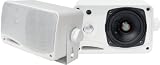 PYLE PLMR24 3.5-Inch 200 Watt 3-Way Weather Proof Mini Box Speaker System (White)
