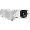 PYLE PLMR24 3.5-Inch 200 Watt 3-Way Weather Proof Mini Box Speaker System (White)