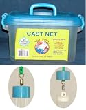Joy Fish Mullet Cast Net: 1" Sq. Mesh, 6 ft Radius