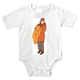 Onesie with body, individuals, individual, humans, baby, woman, person, carrying, human, persons, people, bear, cub