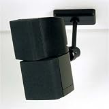 B-Tech BT34/B Home Cinema Satellite Speaker Ceiling Mount - Black