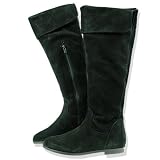 「Clarks(クラークス) ロング ブーツ LOCH ERIN 本革 レディース ブラックスエード 20341199 5.5(24.5cm)」の画像