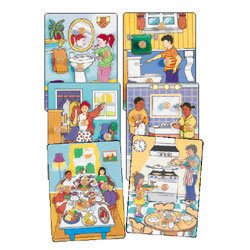 Childrens Toyshop  Toys : Kaplan Life Skills Puzzles With Knobs (Set of 6)