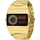 Vestal Metal Monte Carlo Mid Frequency Collection Casual Wear Watches - Gold/Gold/Black/Red Digi / One Size Fits All