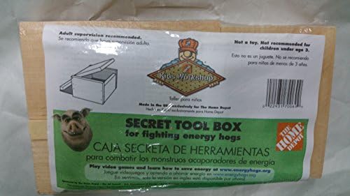 Secret Tool Box Kit from The Home Depot Kids Workshop Wooden Building and Assembling Kit for Children