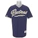 San Diego Padres MLB Authentic Team Jersey by Majestic Athletic (Alternate Navy Blue) Size 56 (3X-Large)